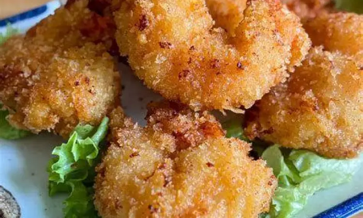 Proses Breading Ebi Furai Proses melapisi udang dengan tepung panko