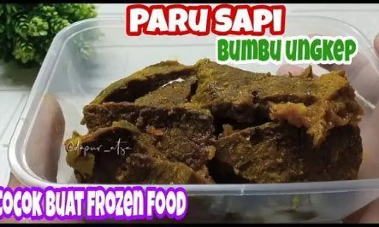 Proses Mengungkep Paru Bumbu ungkep paru sapi tradisional