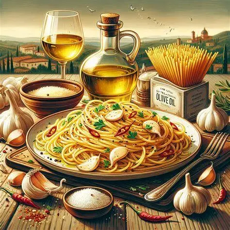 Kualitas Bahan Utama Bahan baku berkualitas untuk membuat aglio olio