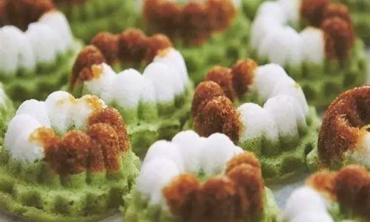 Variasi warna kue putri ayu modern