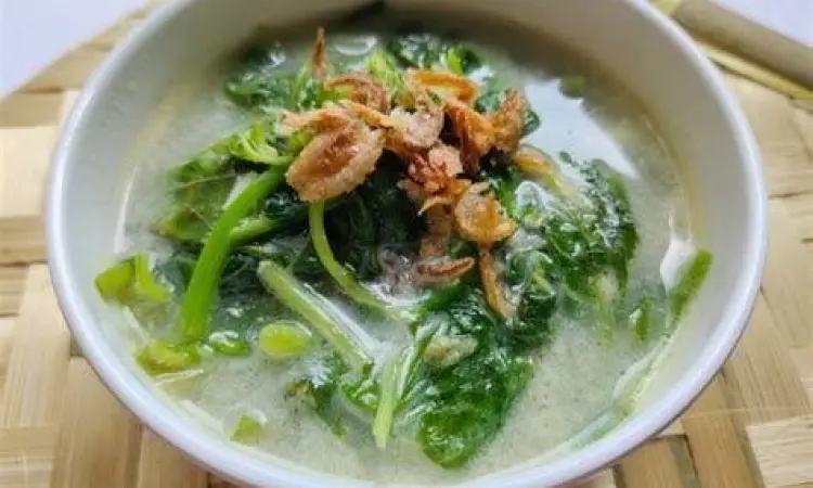Bahan-bahan segar untuk resep sayur bobor