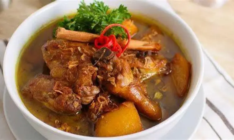 Bahan Bumbu Semur Bahan bumbu rempah untuk semur ayam kentang