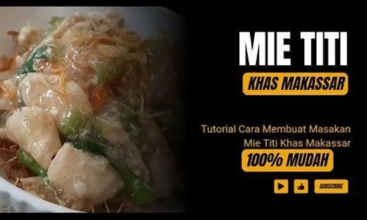 Proses pembuatan kuah kental Mie Titi
