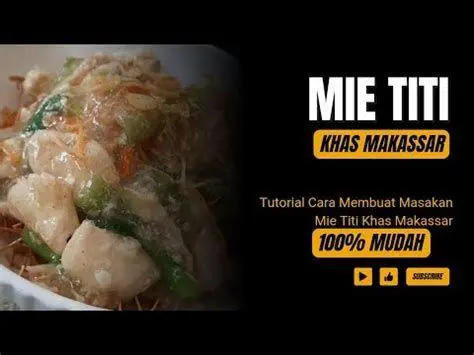 Dapur Mie Titi Proses pembuatan kuah kental Mie Titi