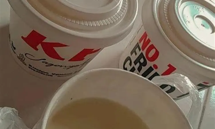 Cream Soup KFC yang Ikonik Tampilan dekat cream soup kfc dalam wadah