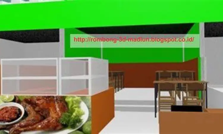 Interior Warung Makan Prasmanan pilihan menu sayur dan lauk di warung makan prasmanan