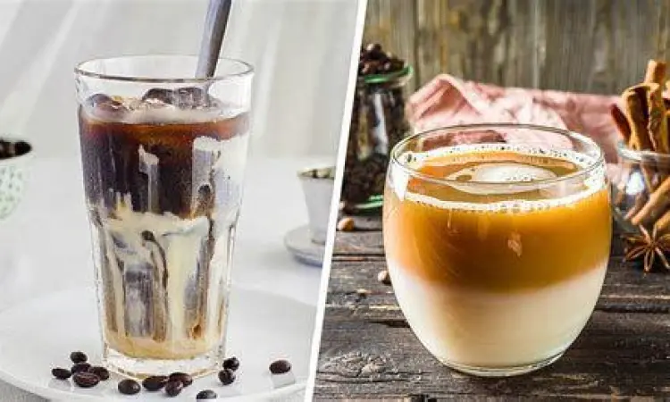 Iced Spanish Latte vs Vietnamese Coffee Perbandingan tampilan iced spanish latte dan kopi vietnam