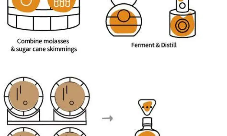 Distilasi Rum Proses distilasi rum tradisional