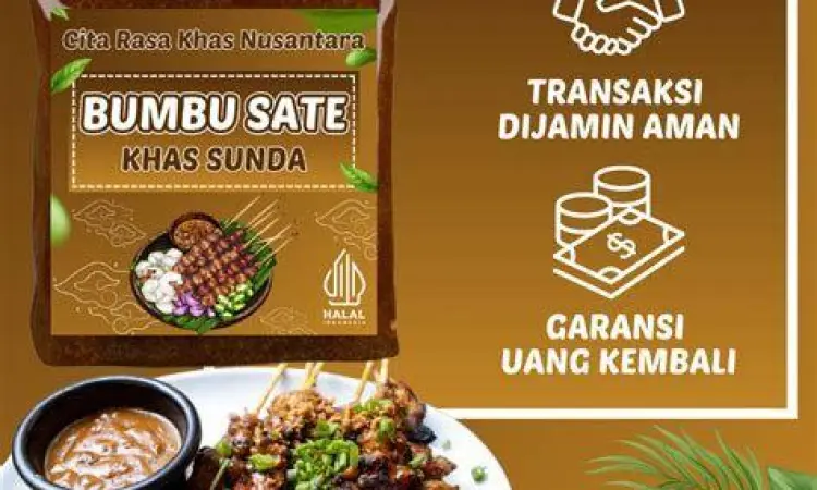 Proses pembuatan bumbu kacang sate tradisional