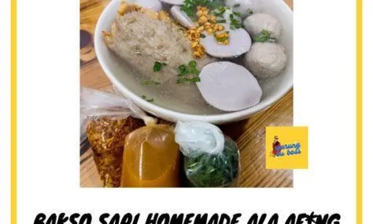 Bumbu Rahasia Bakso A Fung Minyak bawang putih khas bakso afung