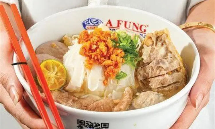 Outlet Bakso A Fung di Bandara