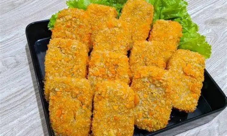 nugget ayam goreng kuning keemasan