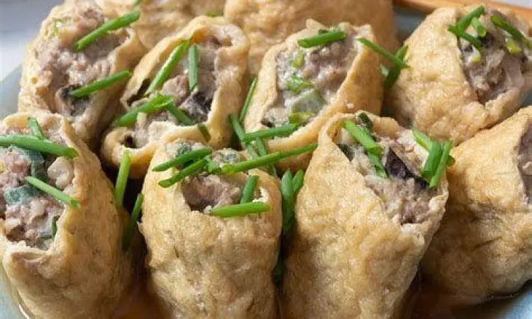 Memasak Kulit Tahu Aburage proses memasak aburage untuk sushi