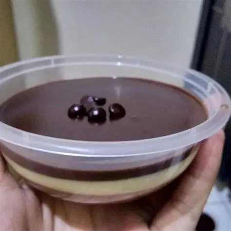 Plating Puding Coklat Modern Inspirasi plating puding coklat untuk menu restoran mewah