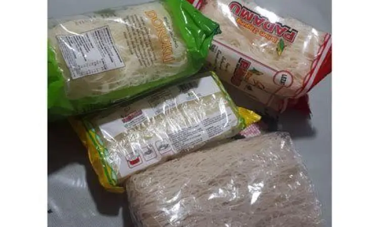 Bihun jagung mentah berkualitas tinggi