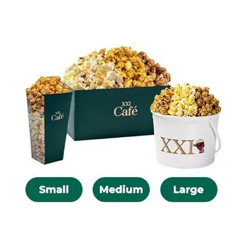 Pilihan Rasa Popcorn XXI Varian rasa popcorn XXI manis dan asin