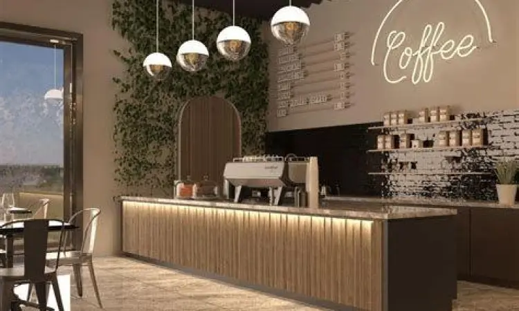 Atmosfer Coffeelense Desain interior minimalis Coffeelense Coffee Brewery