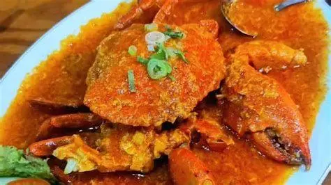 Kepiting Saus Padang Hidangan kepiting saus padang yang menggugah selera