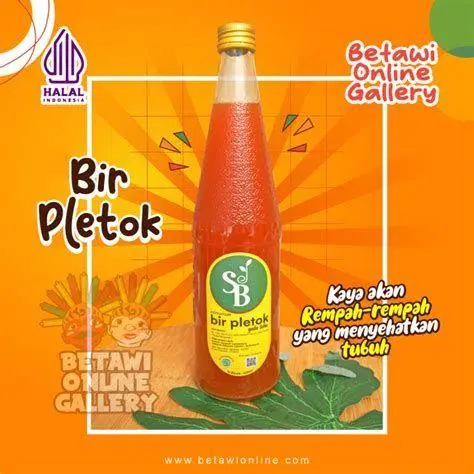 Bir Pletok Khas Betawi Minuman Bir Pletok dalam kemasan botol modern