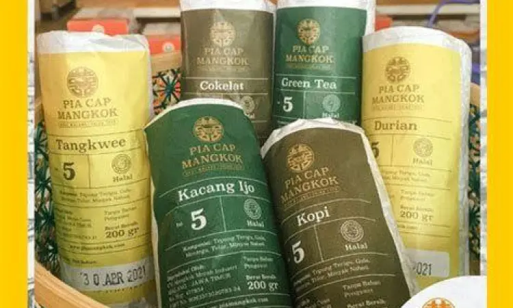 Berbagai macam pilihan rasa pia cap mangkok