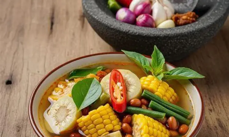 Bumbu Sayur Asem Bahan bumbu halus untuk sayur asem tradisional