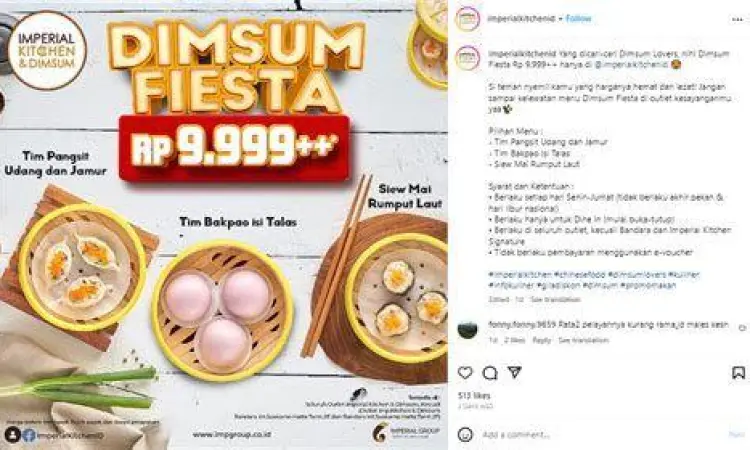 Contoh promosi warung makan di media sosial