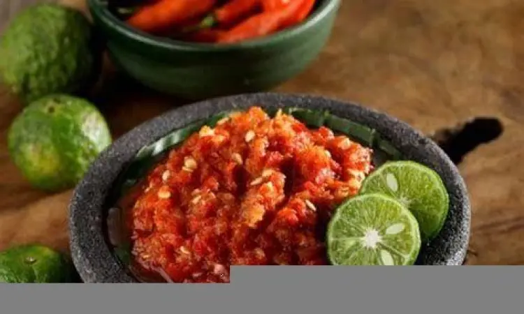Sambal dadak pedas segar