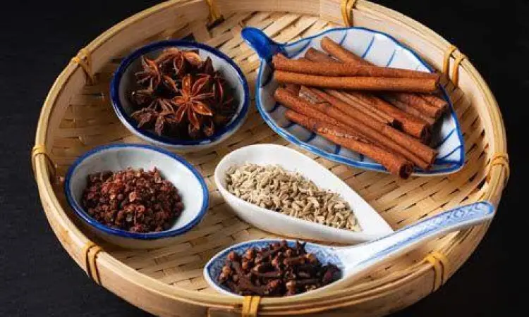 Rempah kering pekak dan kayu manis