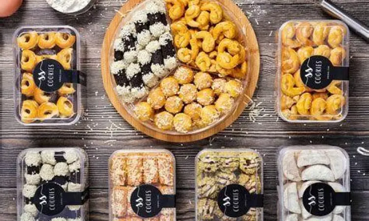 Proses pemanggangan kue kering keju dengan suhu stabil