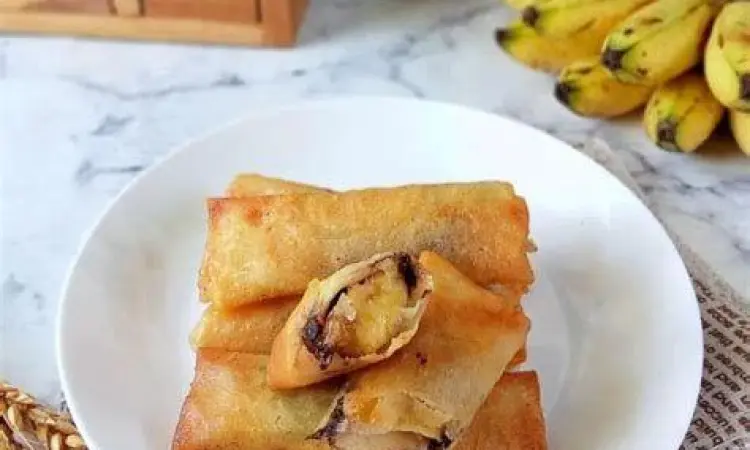 Bahan Utama Piscok Bahan utama pembuatan lumpia pisang coklat